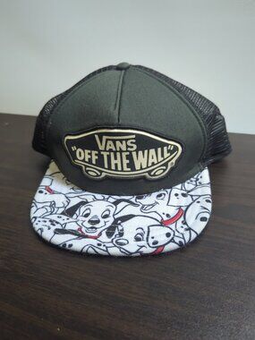 Vans Off The Wall Disney 101 Dalmatians Trucker's Hat Snapback Cap